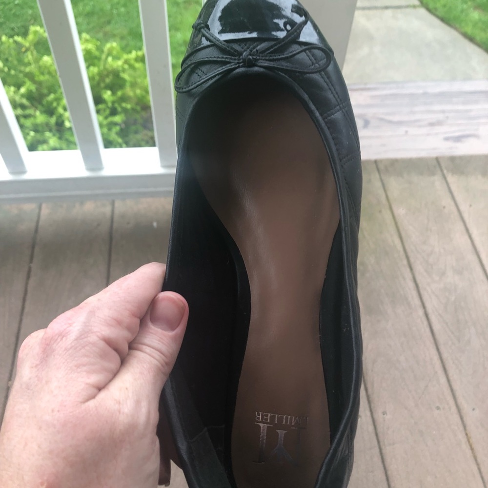 Black flats size 8 worn twice